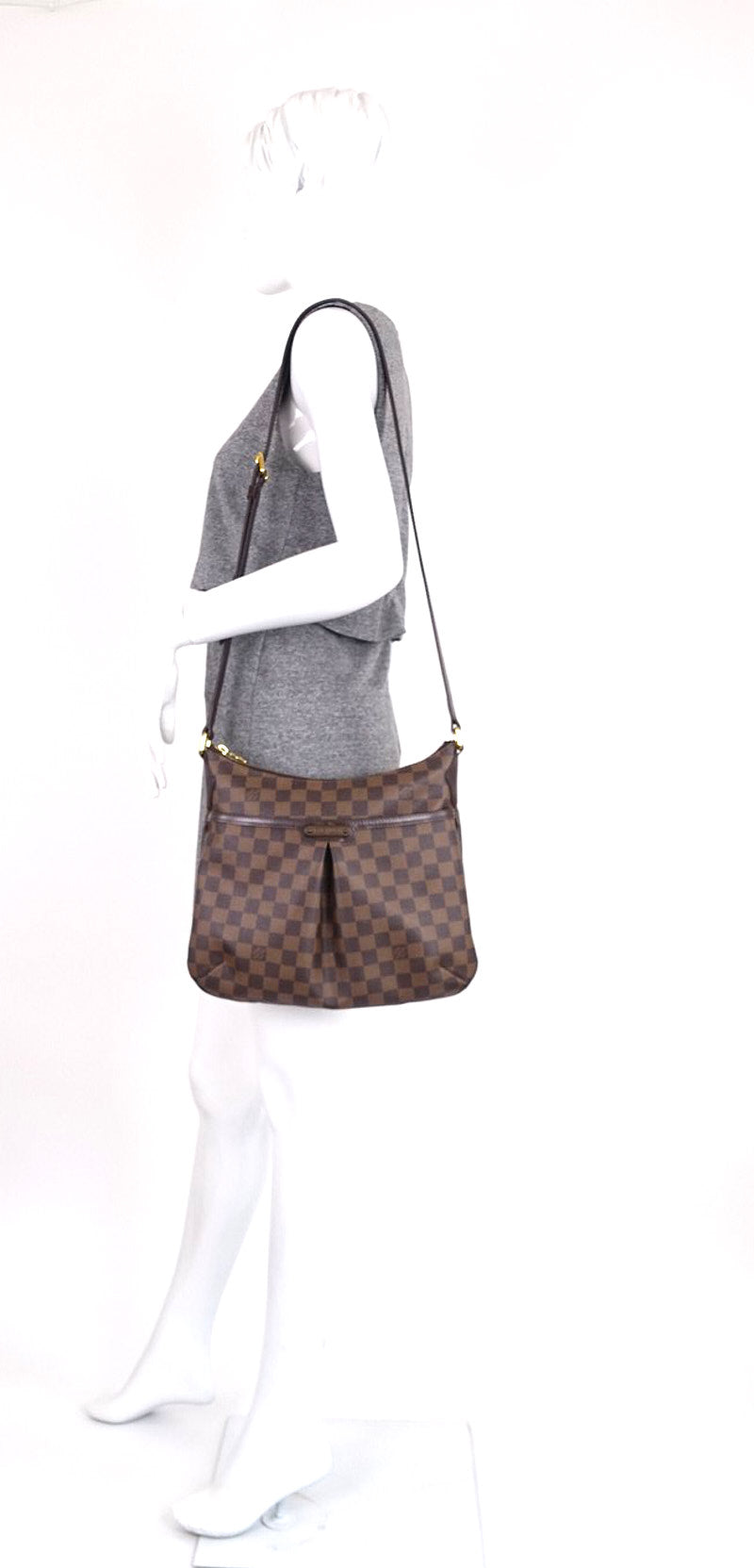 bloomsbury pm damier ebene canvas bag