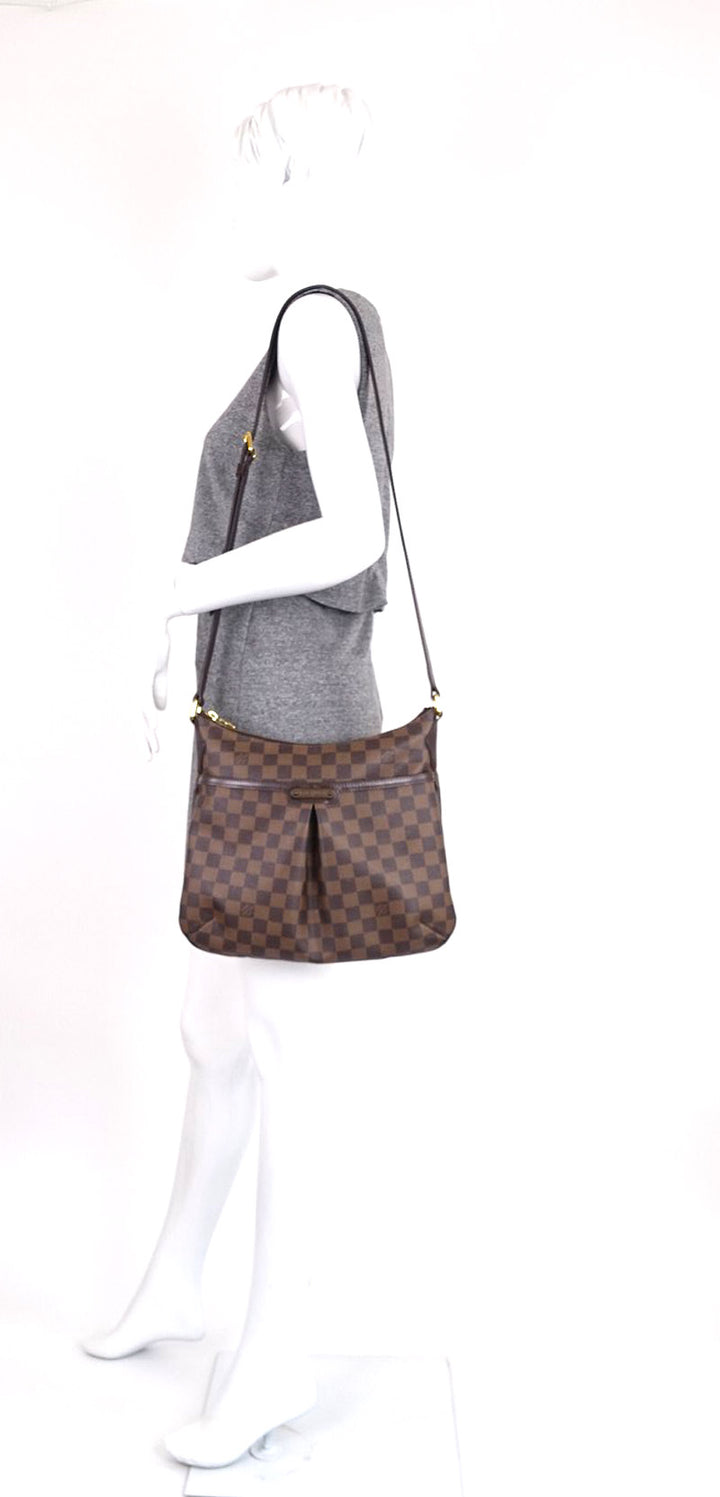 bloomsbury pm damier ebene canvas bag