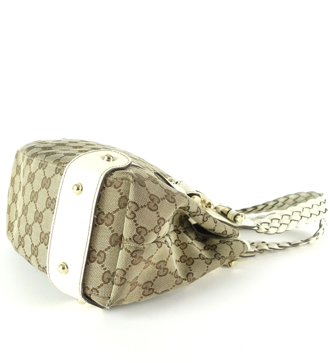 pelham monogram canvas hobo bag