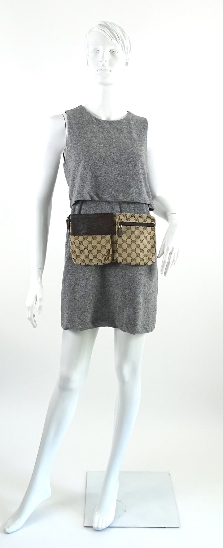 monogram canvas belt bag