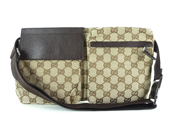 monogram canvas belt bag