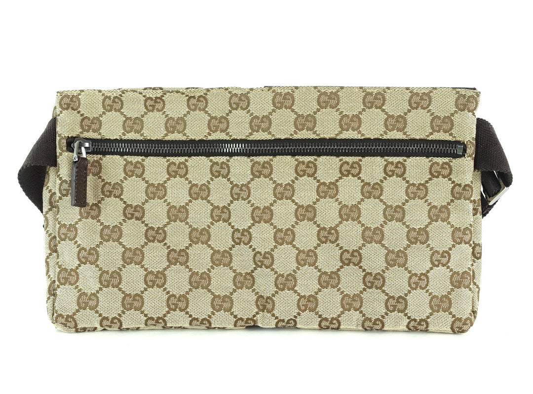 monogram canvas belt bag