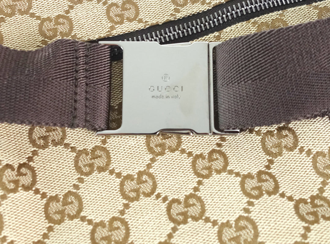 monogram canvas belt bag