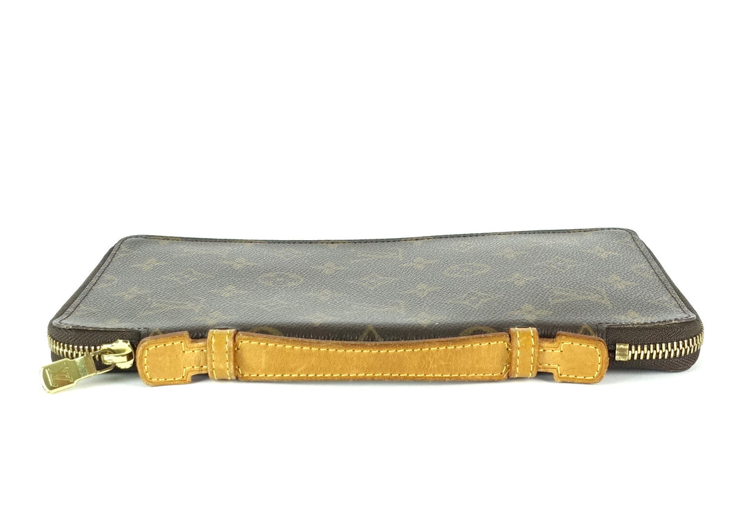 monogram canvas organizer de voyage travel wallet