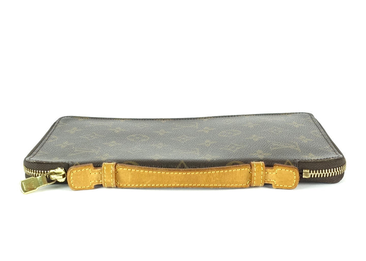monogram canvas organizer de voyage travel wallet
