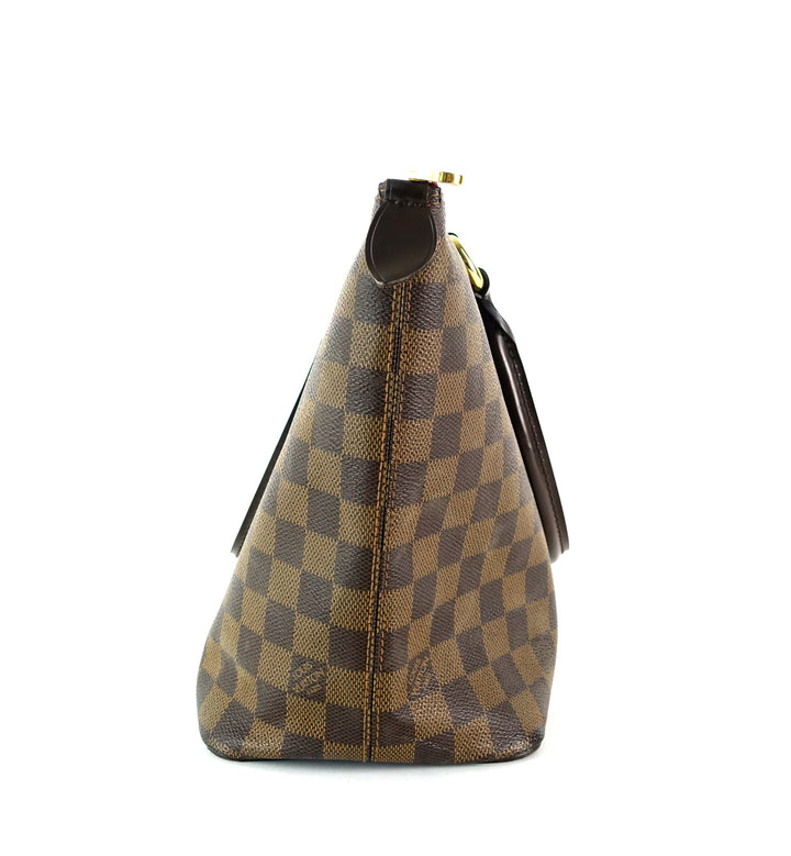 saleya pm damier ebene canvas tote bag