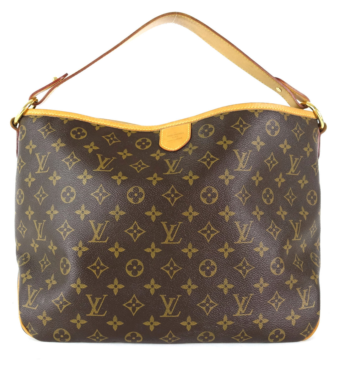 delightful pm monogram canvas tote bag