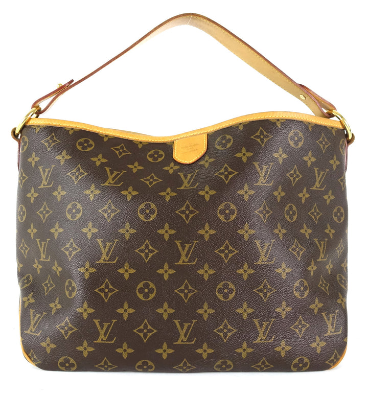 delightful pm monogram canvas tote bag