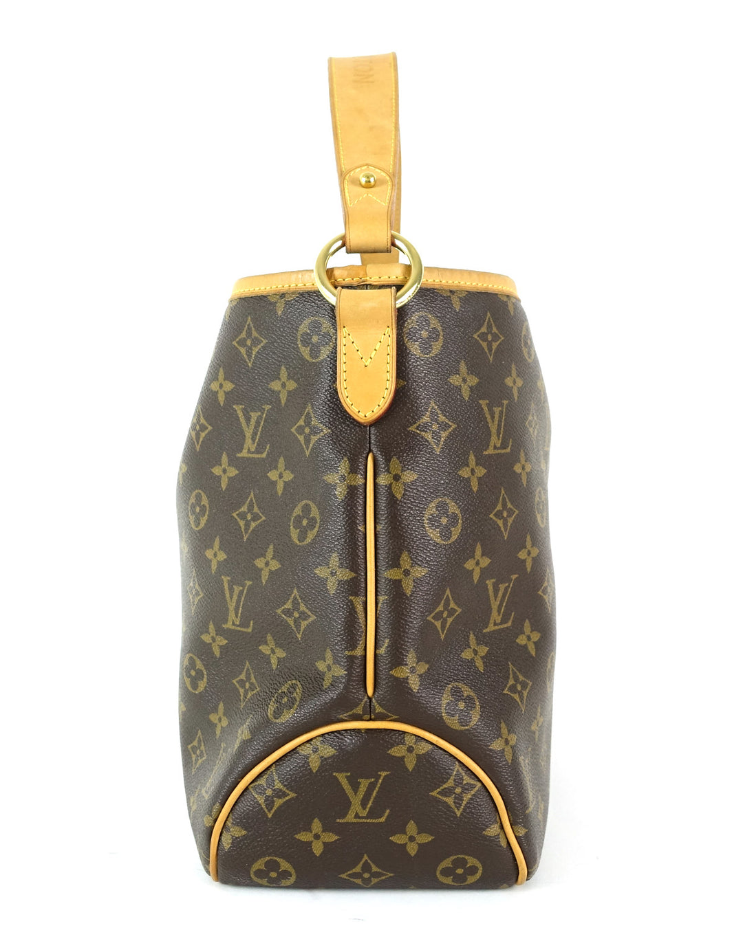 delightful pm monogram canvas tote bag