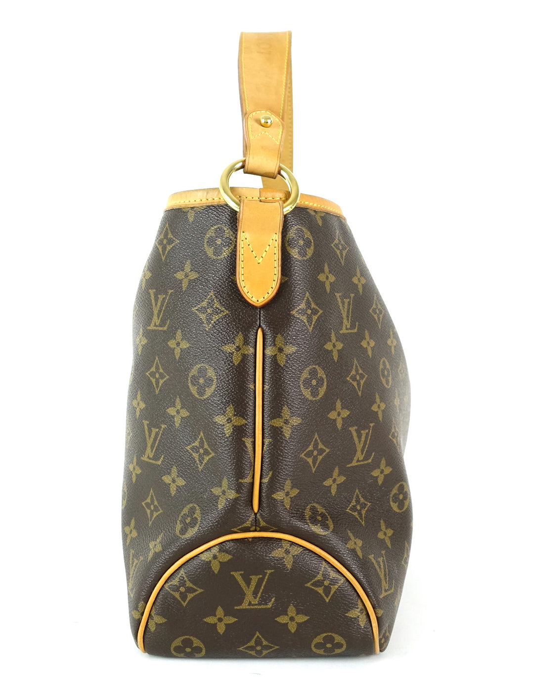 delightful pm monogram canvas tote bag