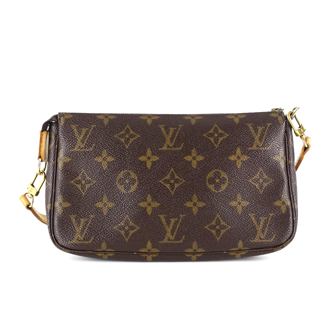 pochette accessoires monogram canvas bag with long strap