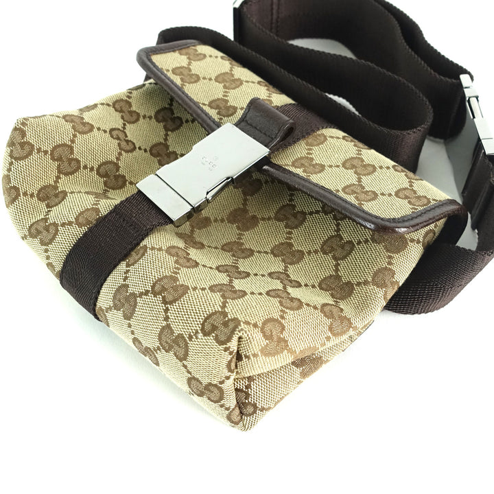 monogram canvas belt bag