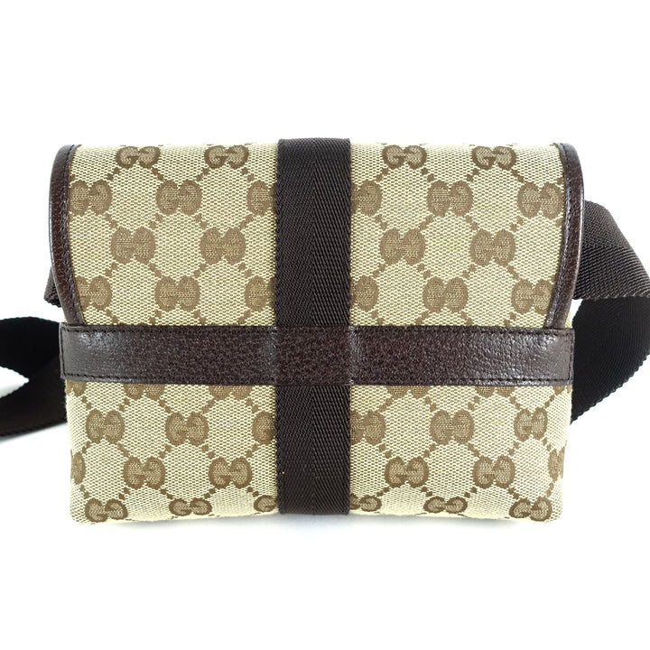 monogram canvas belt bag