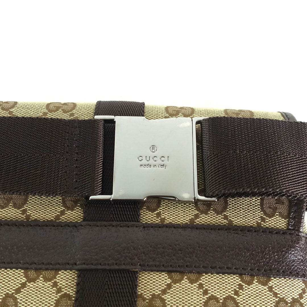 monogram canvas belt bag