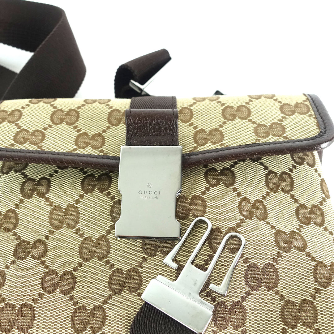 monogram canvas belt bag