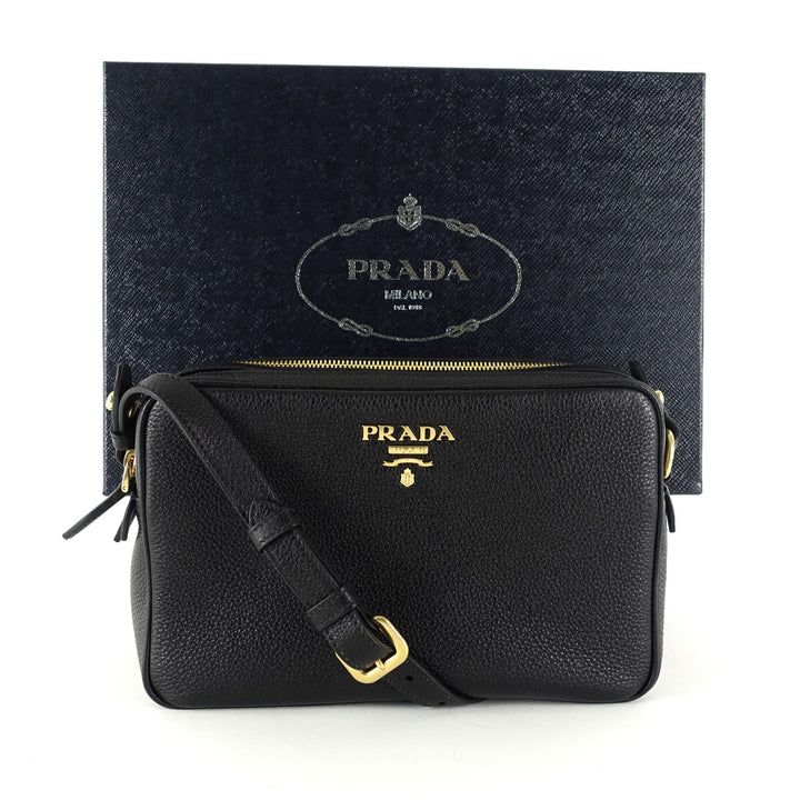double zip saffiano leather bag