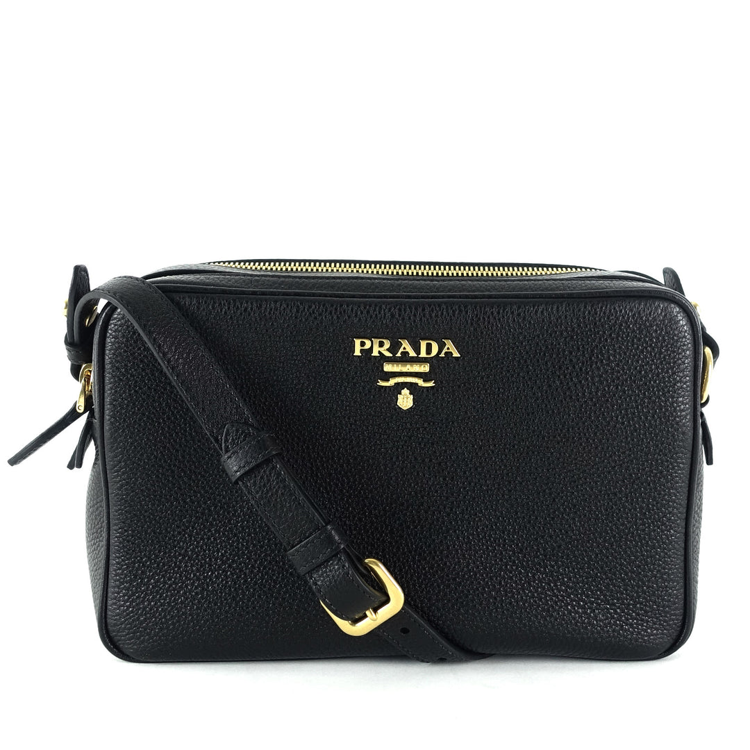 double zip saffiano leather bag