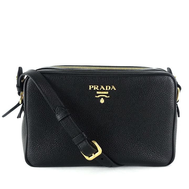 double zip saffiano leather bag