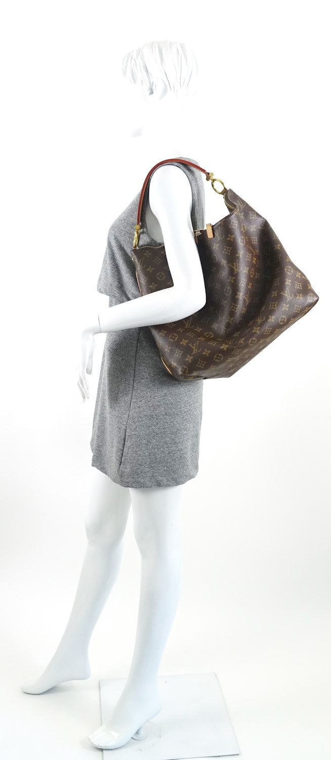 sully mm monogram canvas shoulder bag