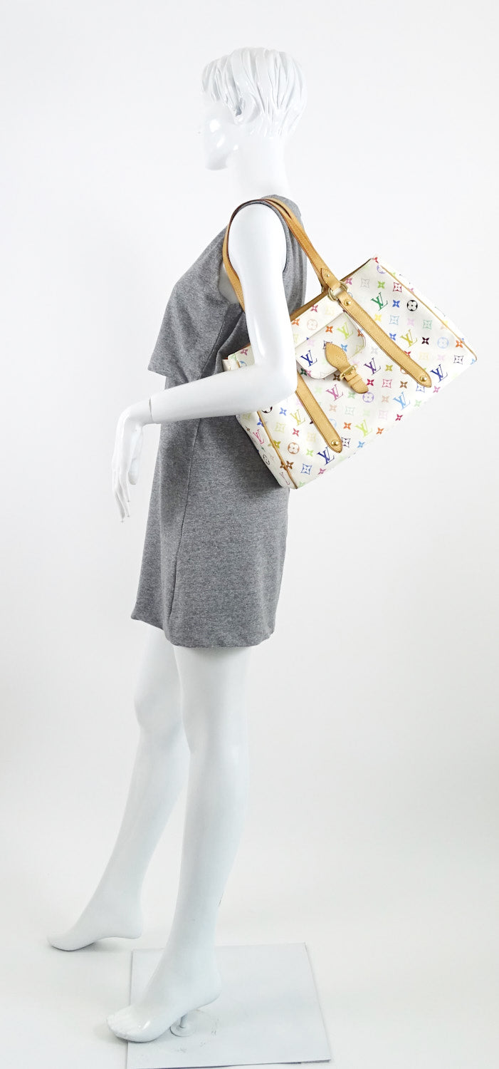 aurelia mm multicolore monogram canvas tote bag