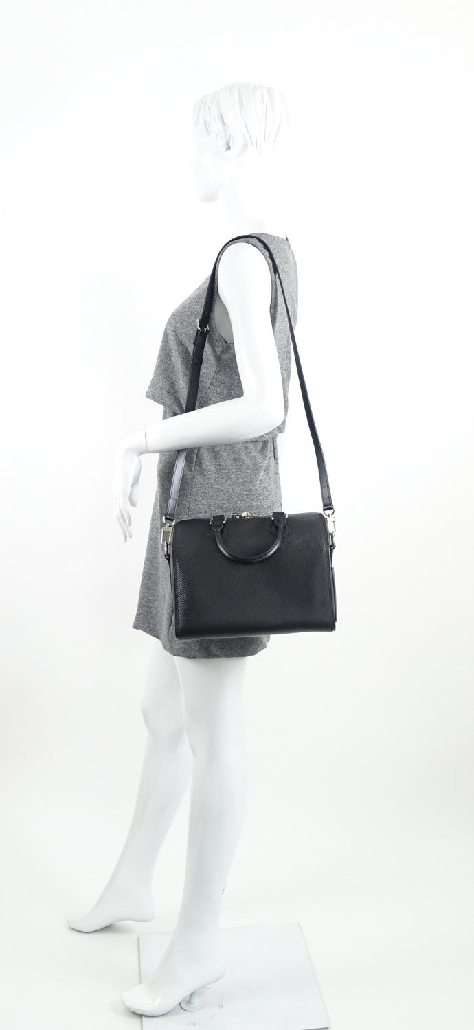 speedy 25 bandoulière epi leather handbag