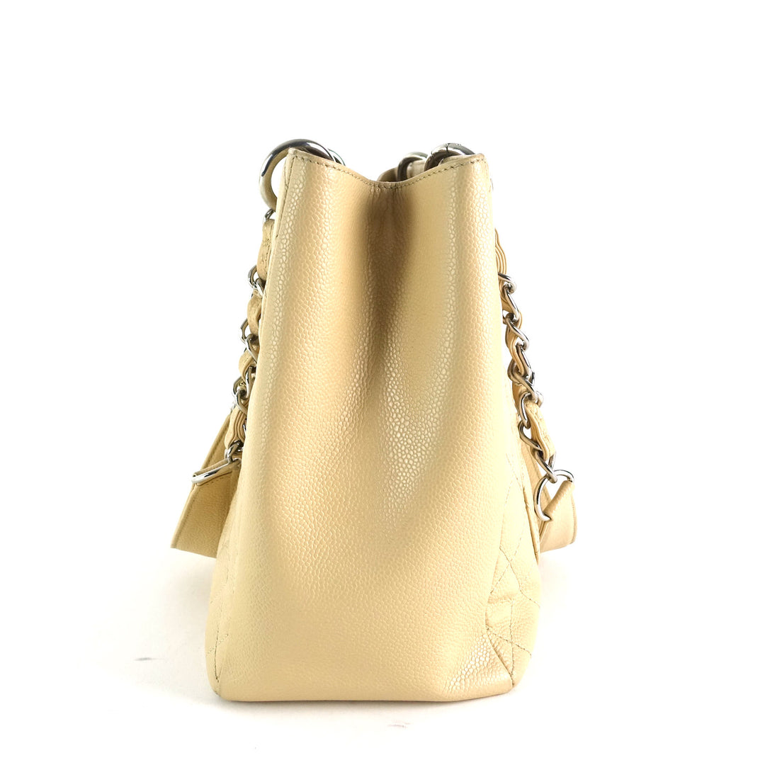 grand shopping tote gst caviar leather bag