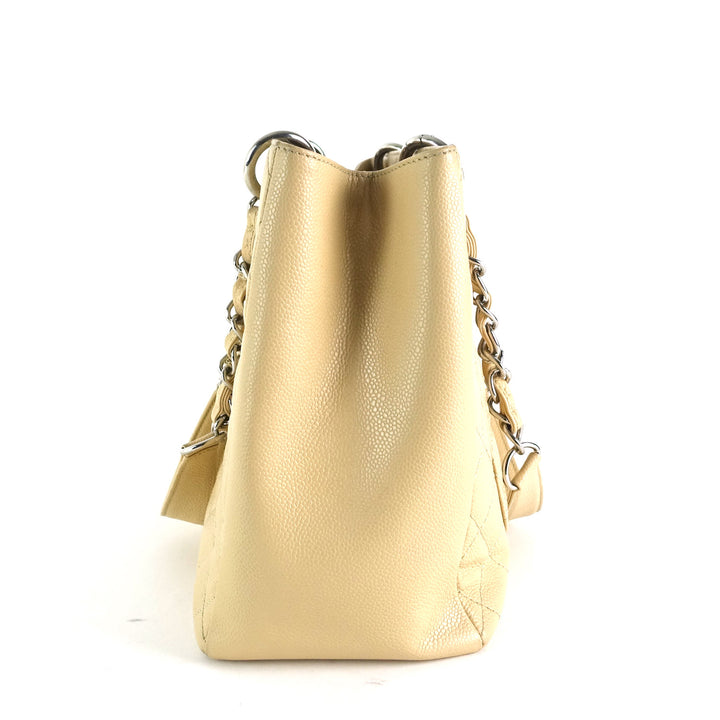grand shopping tote gst caviar leather bag