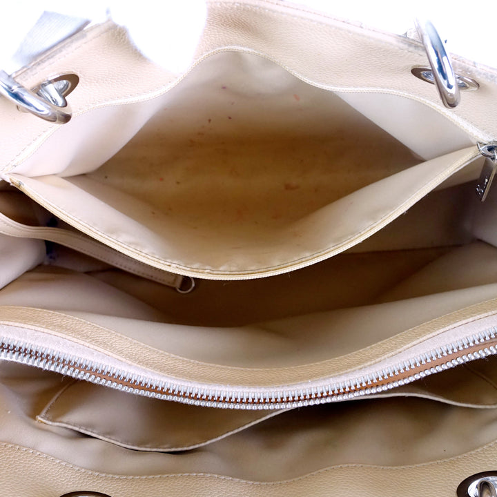 grand shopping tote gst caviar leather bag