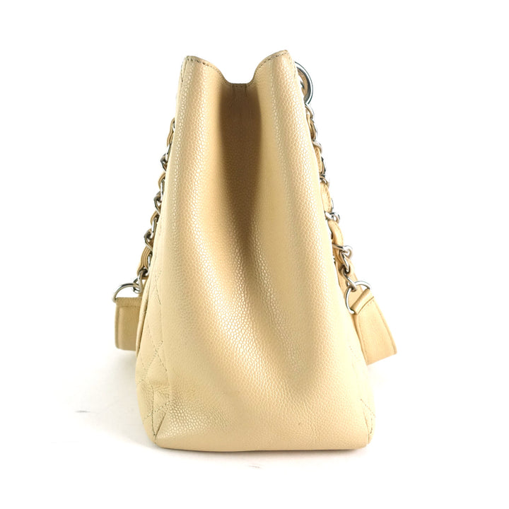 grand shopping tote gst caviar leather bag