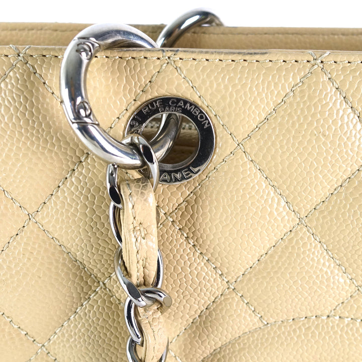grand shopping tote gst caviar leather bag