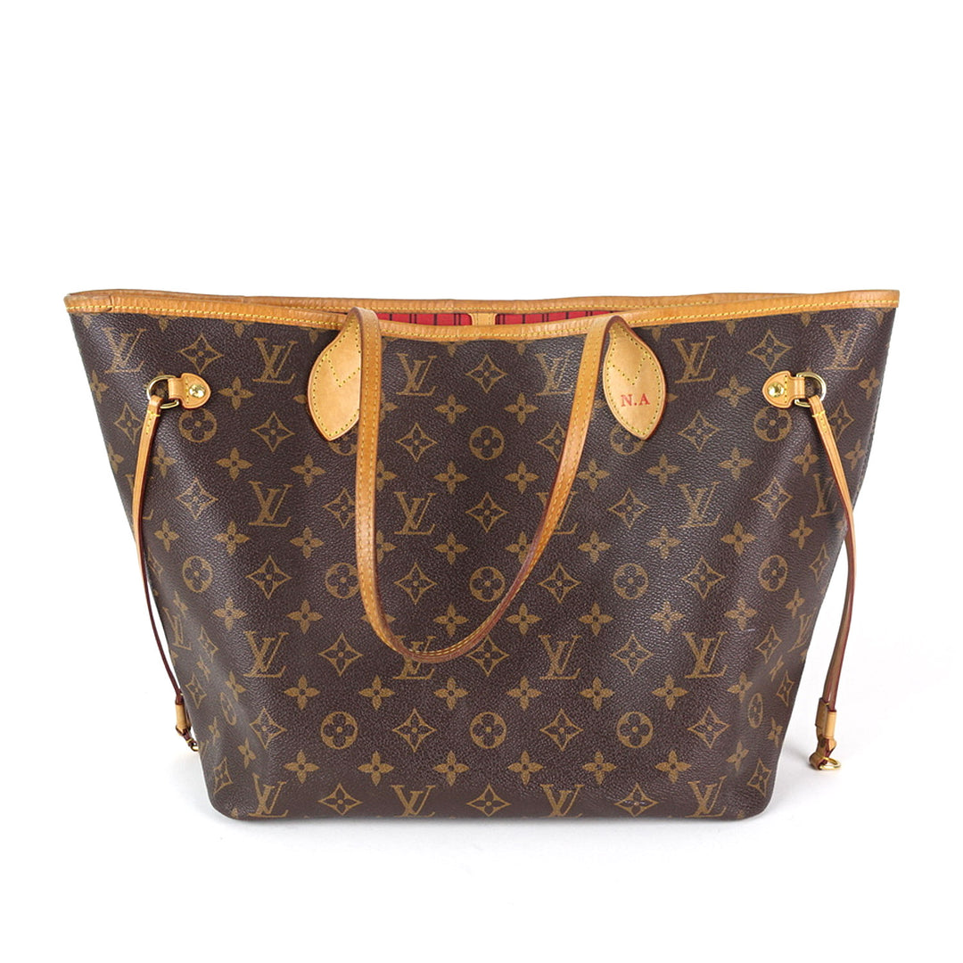 neverfull mm monogram canvas tote bag