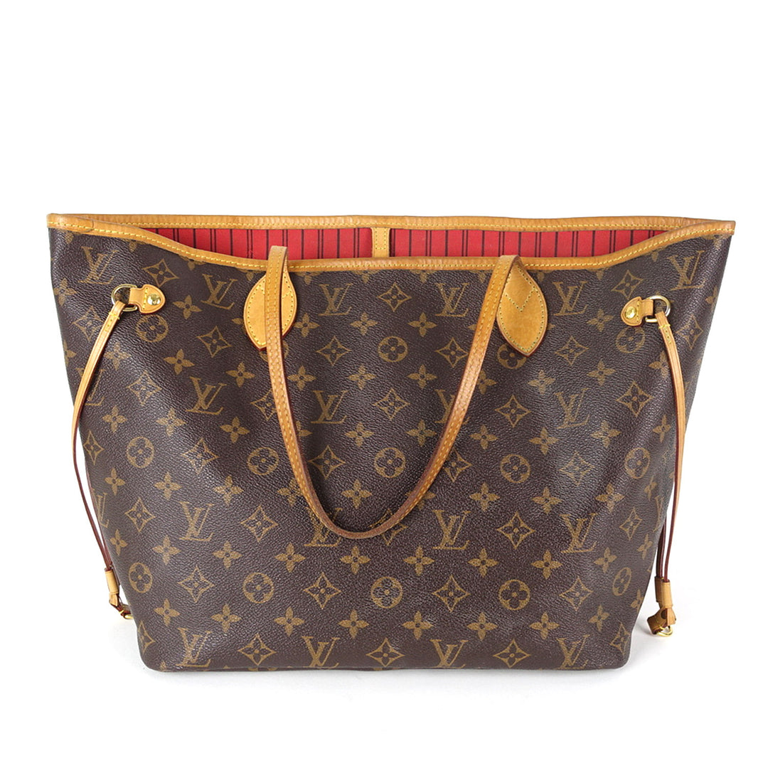 neverfull mm monogram canvas tote bag