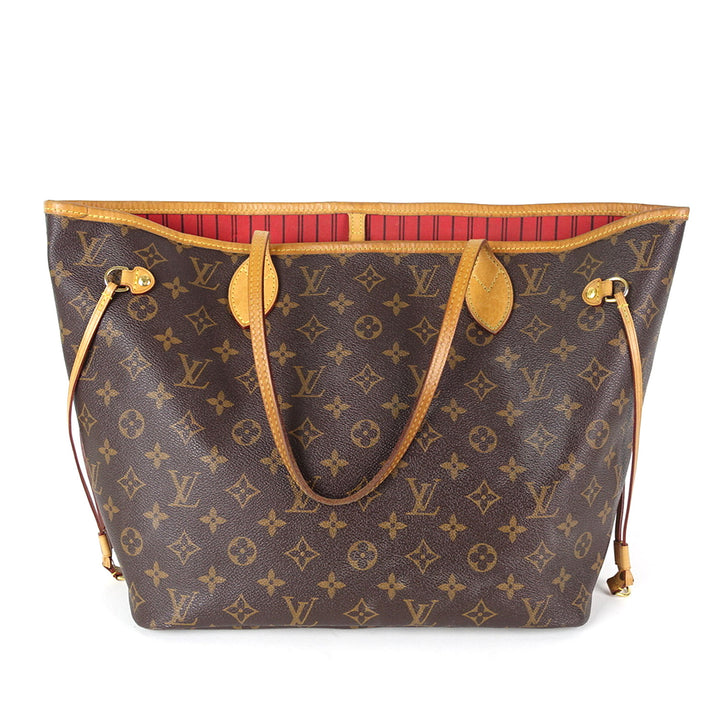 neverfull mm monogram canvas tote bag