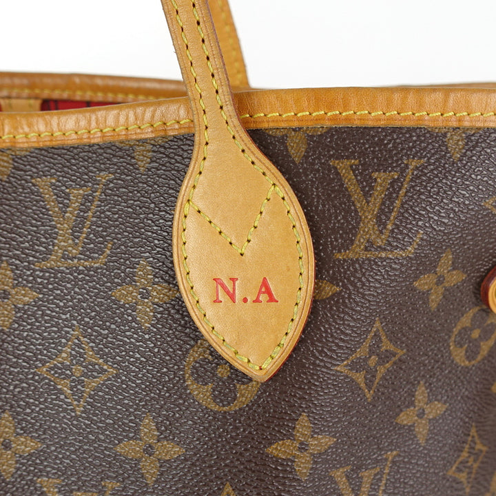 neverfull mm monogram canvas tote bag