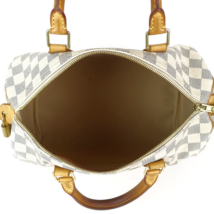 speedy 30 damier azur canvas city handbag