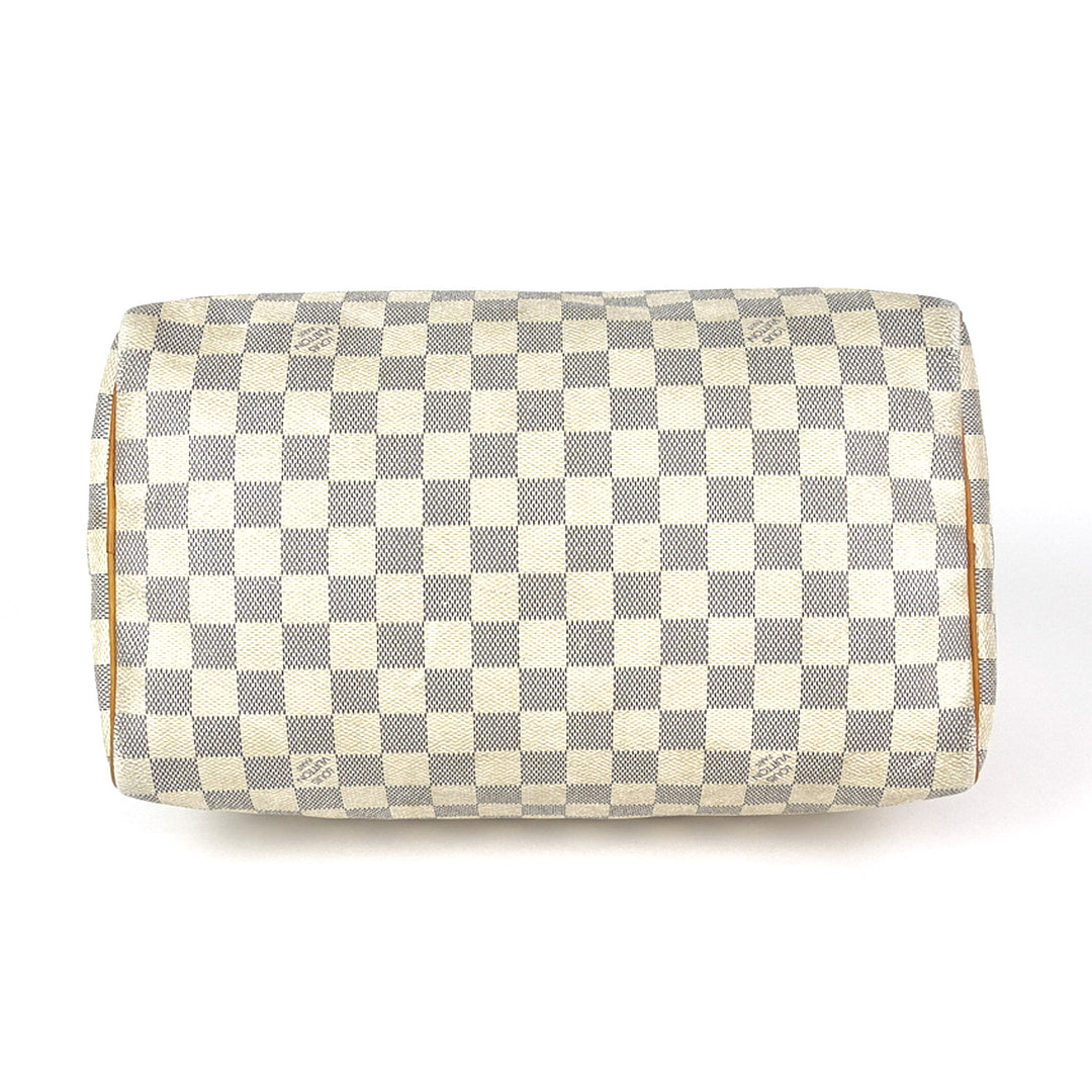 speedy 30 damier azur canvas city handbag