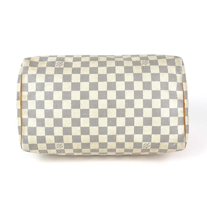 speedy 30 damier azur canvas city handbag