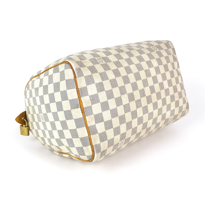 speedy 30 damier azur canvas city handbag