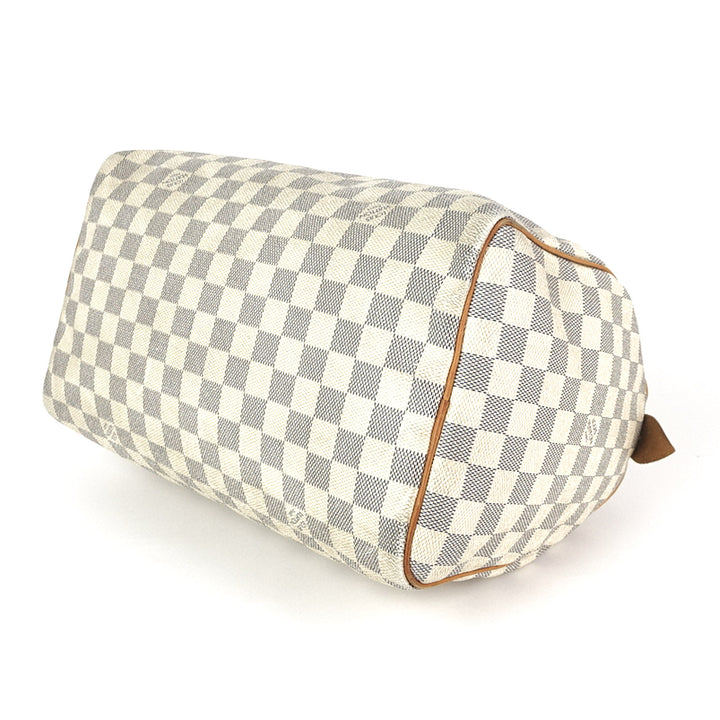 speedy 30 damier azur canvas city handbag