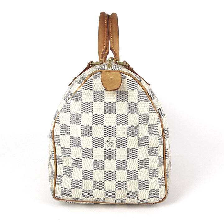 speedy 30 damier azur canvas city handbag