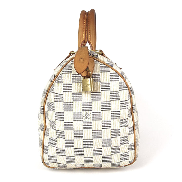 speedy 30 damier azur canvas city handbag