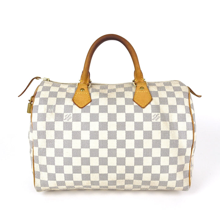 speedy 30 damier azur canvas city handbag