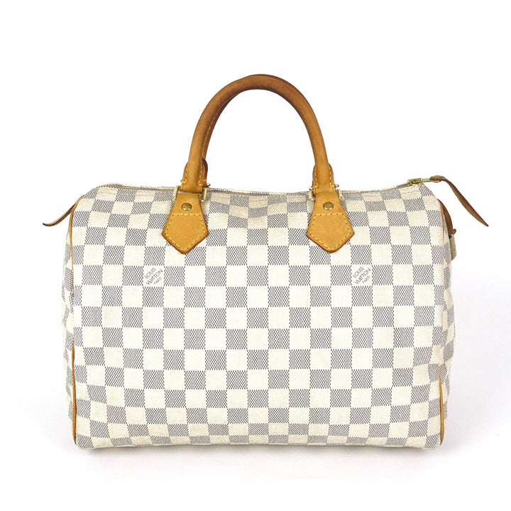 speedy 30 damier azur canvas city handbag