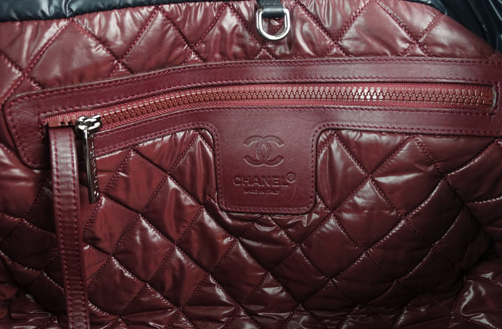 coco cocoon reversible nylon tote bag