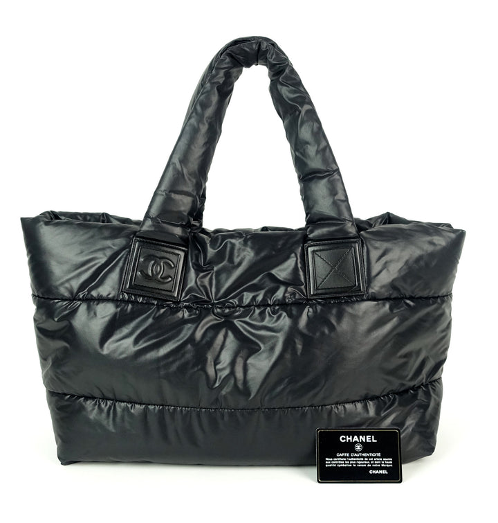 coco cocoon reversible nylon tote bag