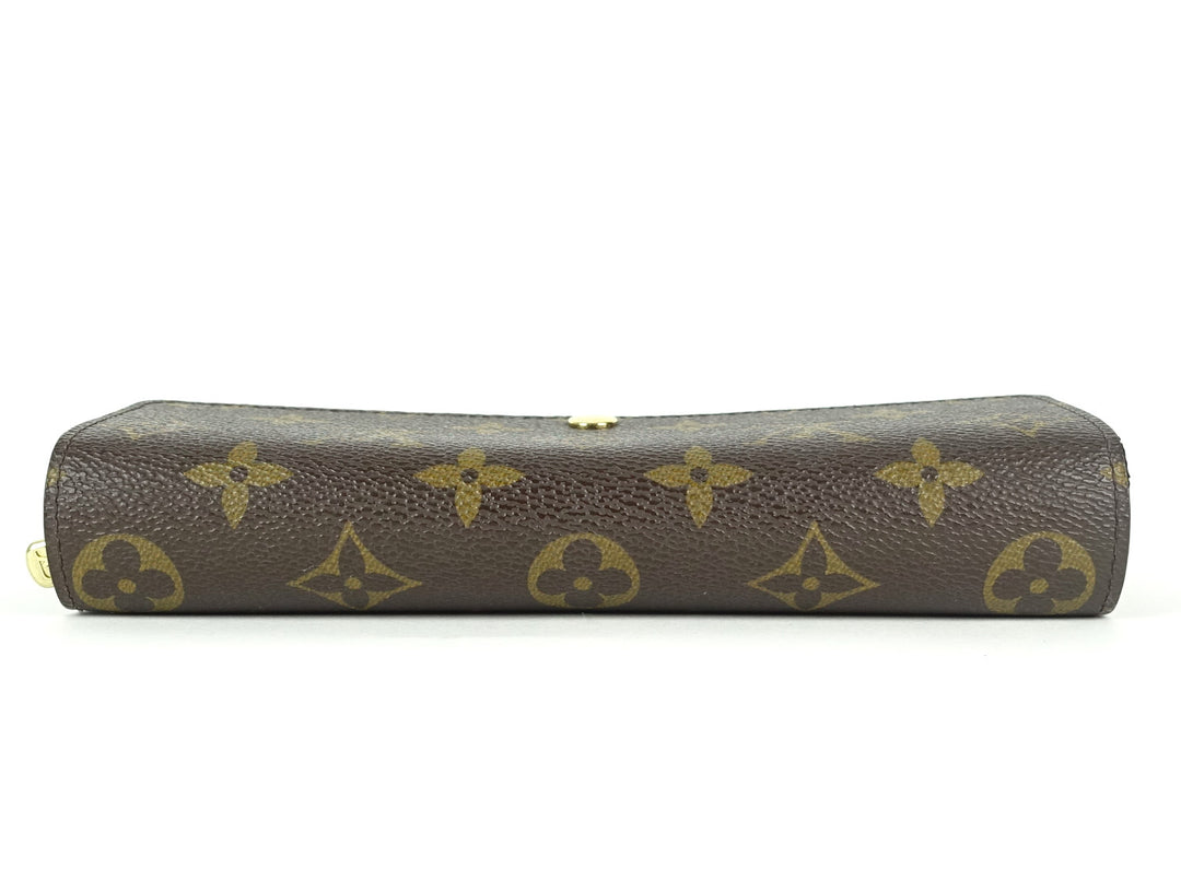 sarah monogram canvas wallet