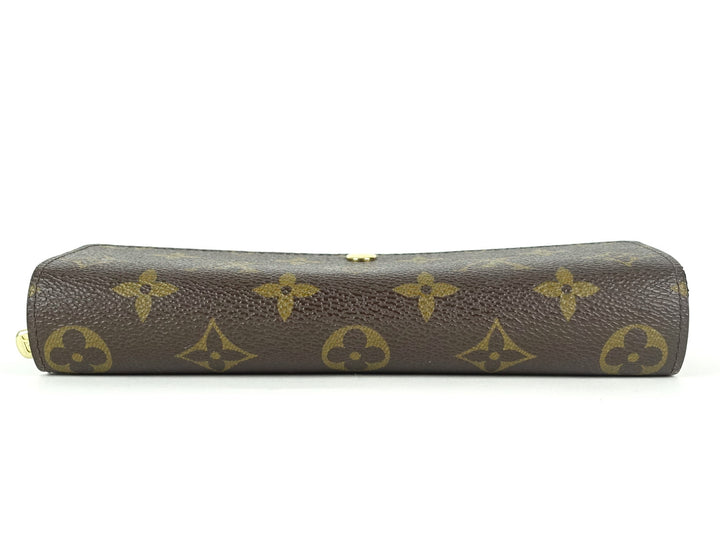 sarah monogram canvas wallet