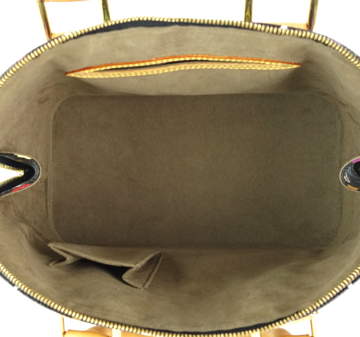 alma multicolor monogram canvas handbag