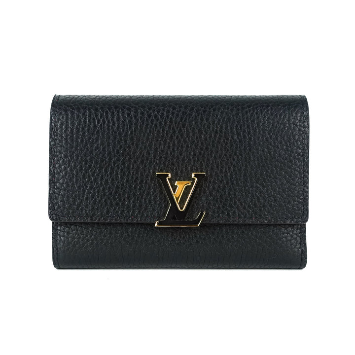 taurillon capucines calfskin leather wallet
