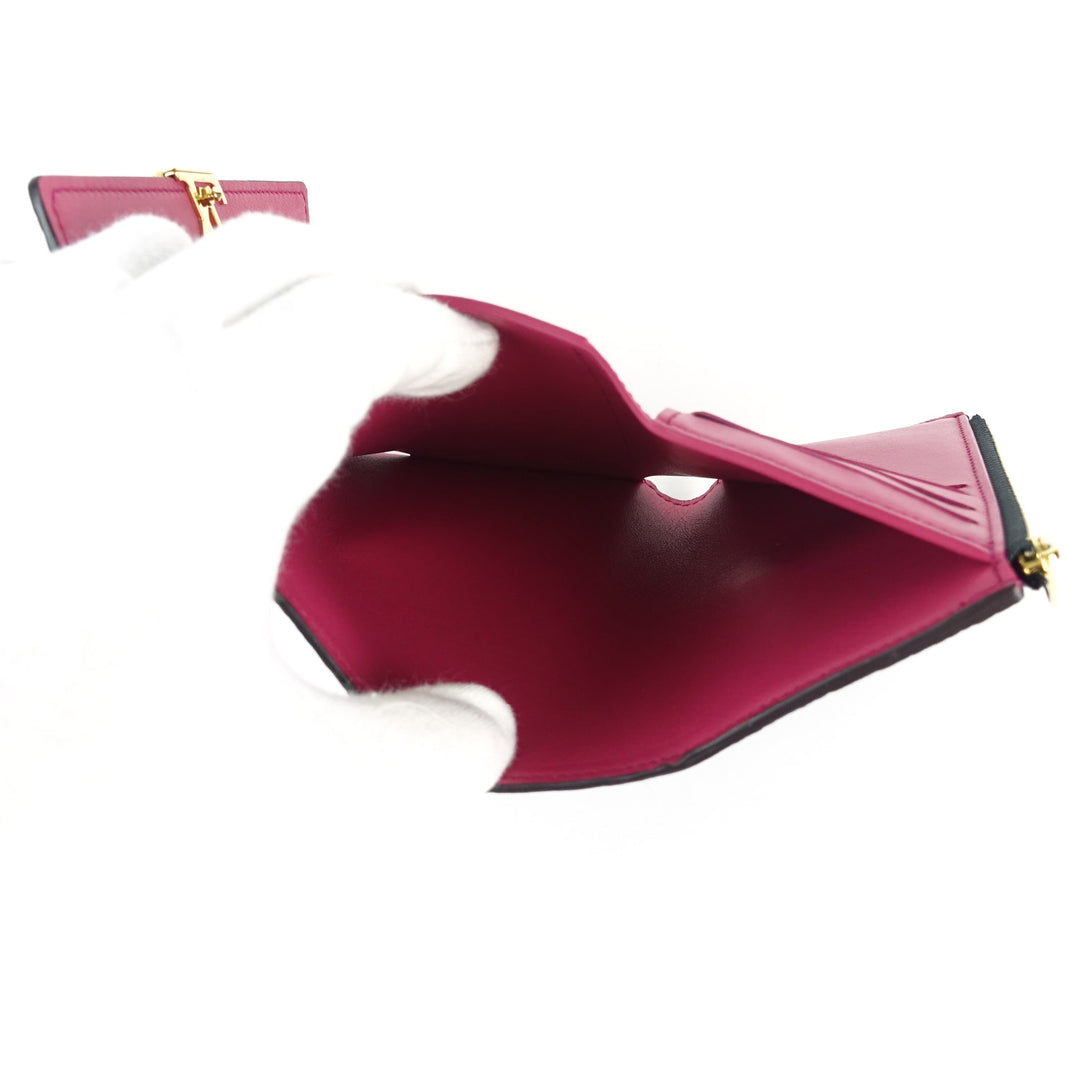 taurillon capucines calfskin leather wallet
